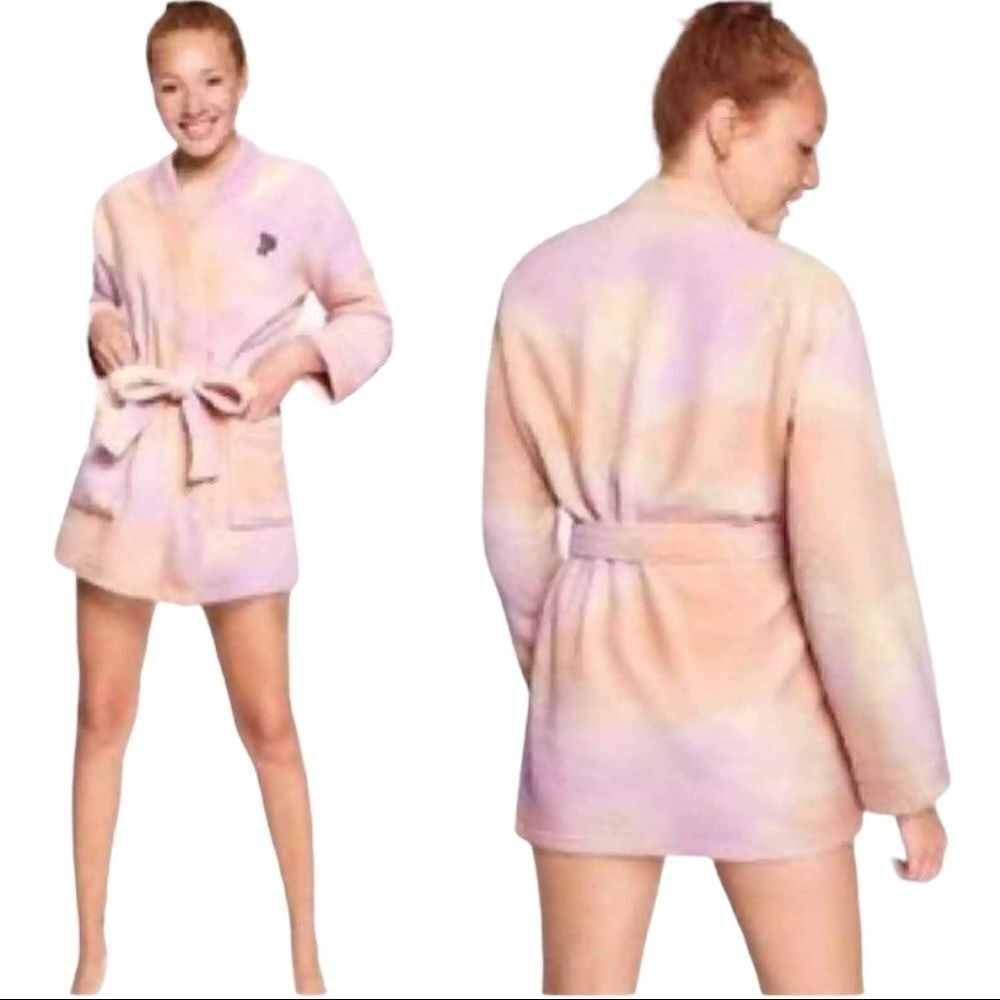 Victoria Secret Tye Die Short Terry‎ Robe